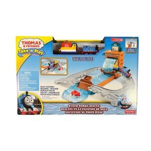 Thomas Friends Take Play Water Works Rescue Portable Railway Playset